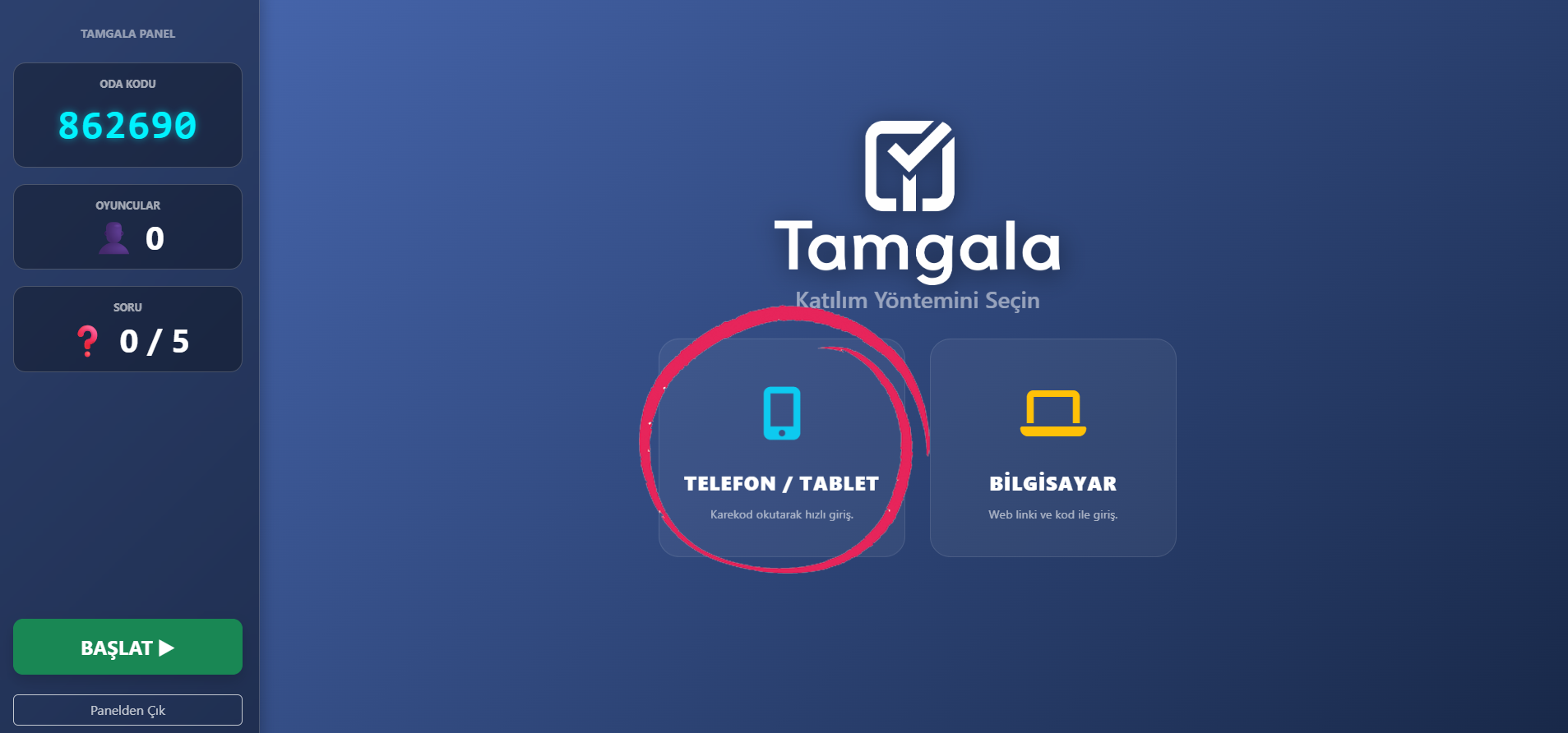 Keşfet — yarışma ve oyunlar